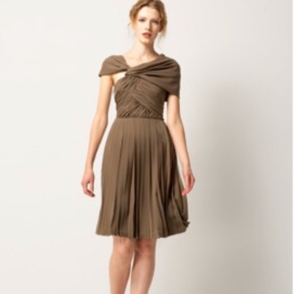 Navy 3.1 Phillip Lim Grecian Silk Dress